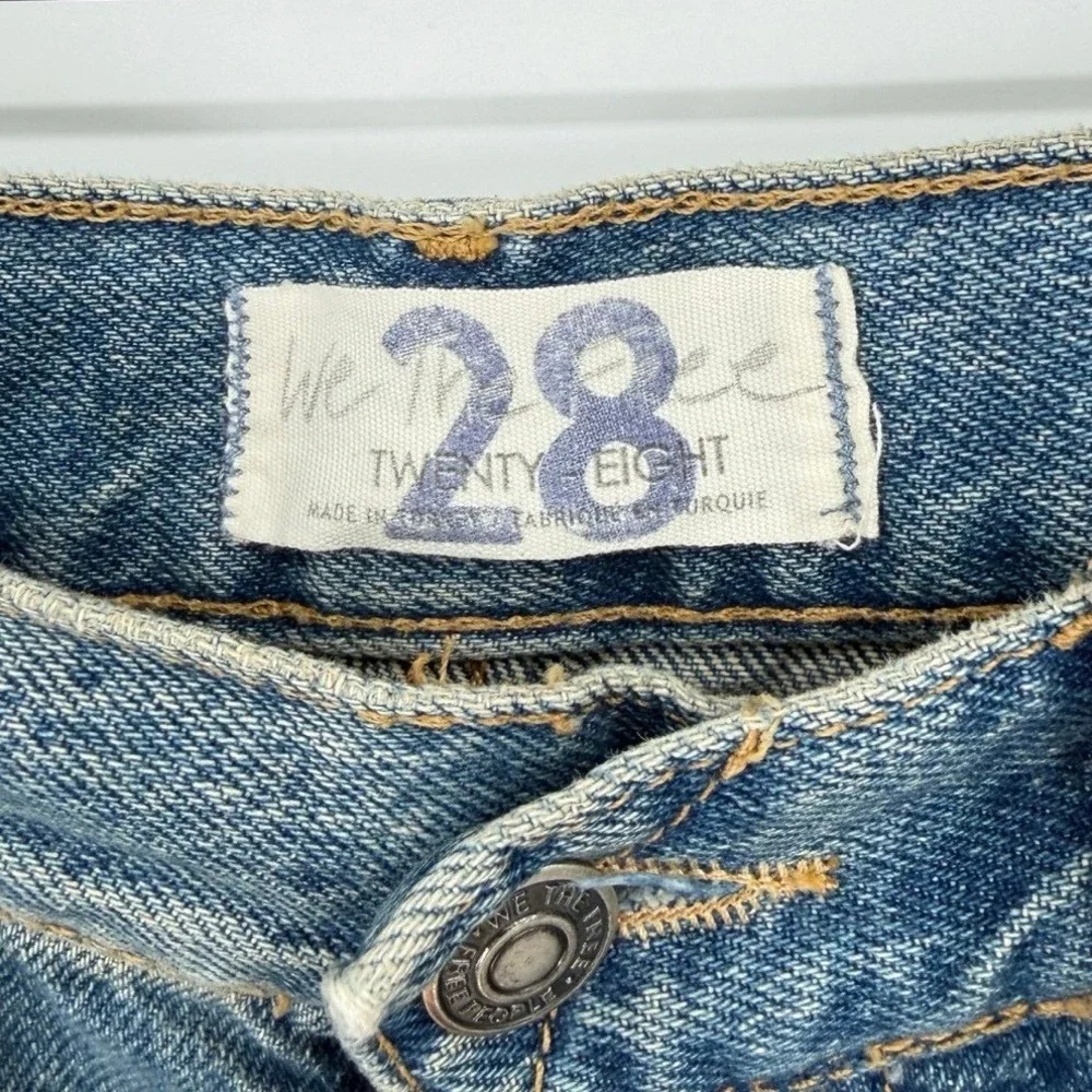 Free People We The Free‎ Lasso Straight Jeans Womens Size 28 High Rise Denim
